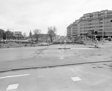 884805 Gezicht op de werkzaamheden ten behoeve van het omleggen van de loop van de Leidsche Rijn op het Smakkelaarsveld ...